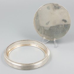 Flessenbak zilver.