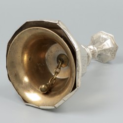 Tafelbel zilver.