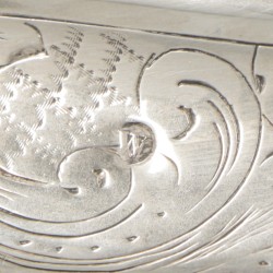 Tafelbel zilver.
