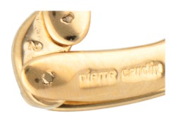 Pierre Cardin flexibele 18 kt. geelgouden hartvormige hanger.