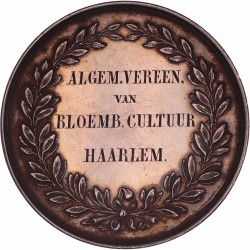 1871. Nederland. Haarlem. Prijspenning Algemene vereeniging van bloembollen cultuur.