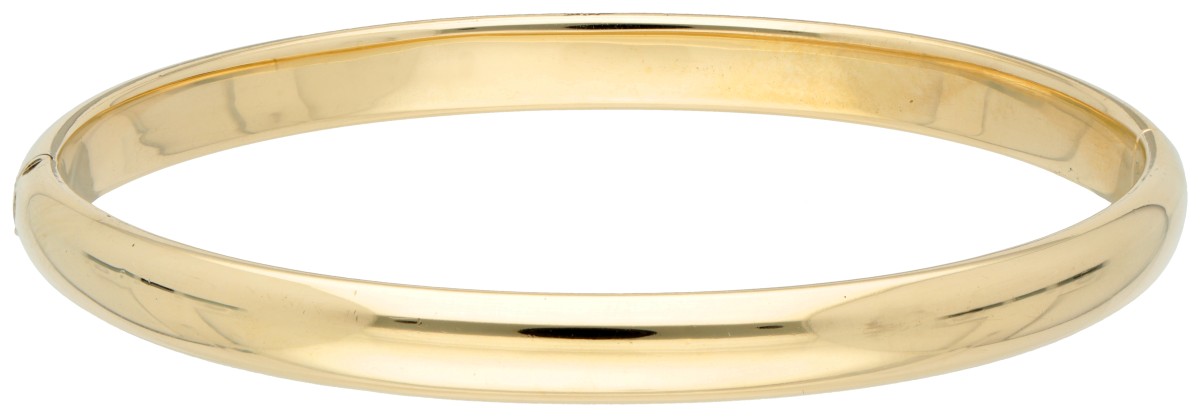 14 kt. Geelgouden bangle armband.