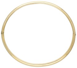 14 kt. Geelgouden bangle armband.