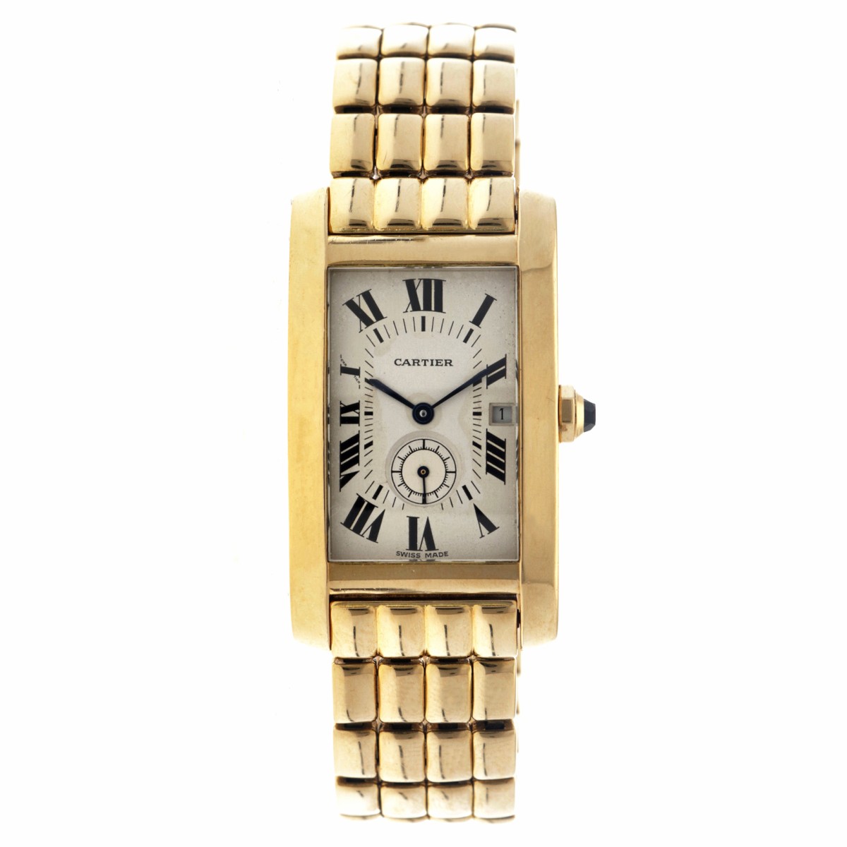 Cartier Tank Américaine 8012905 - Heren polshorloge.