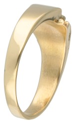 Finse 14 kt. geelgouden Riitta Hakala design ring.