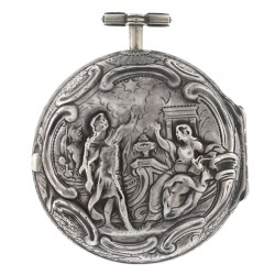 J. Tarts snek spillegang - zilver (925/1000) - Heren zakhorloge.