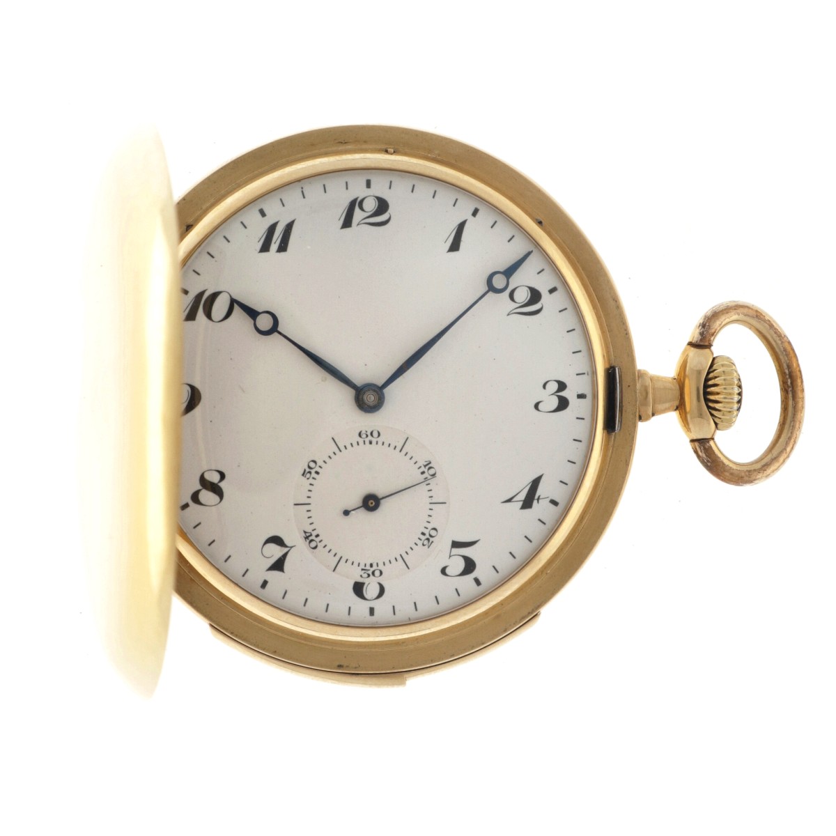 Savonette 18 kt. geelgoud zakhorloge - Heren zakhorloge - 1893.