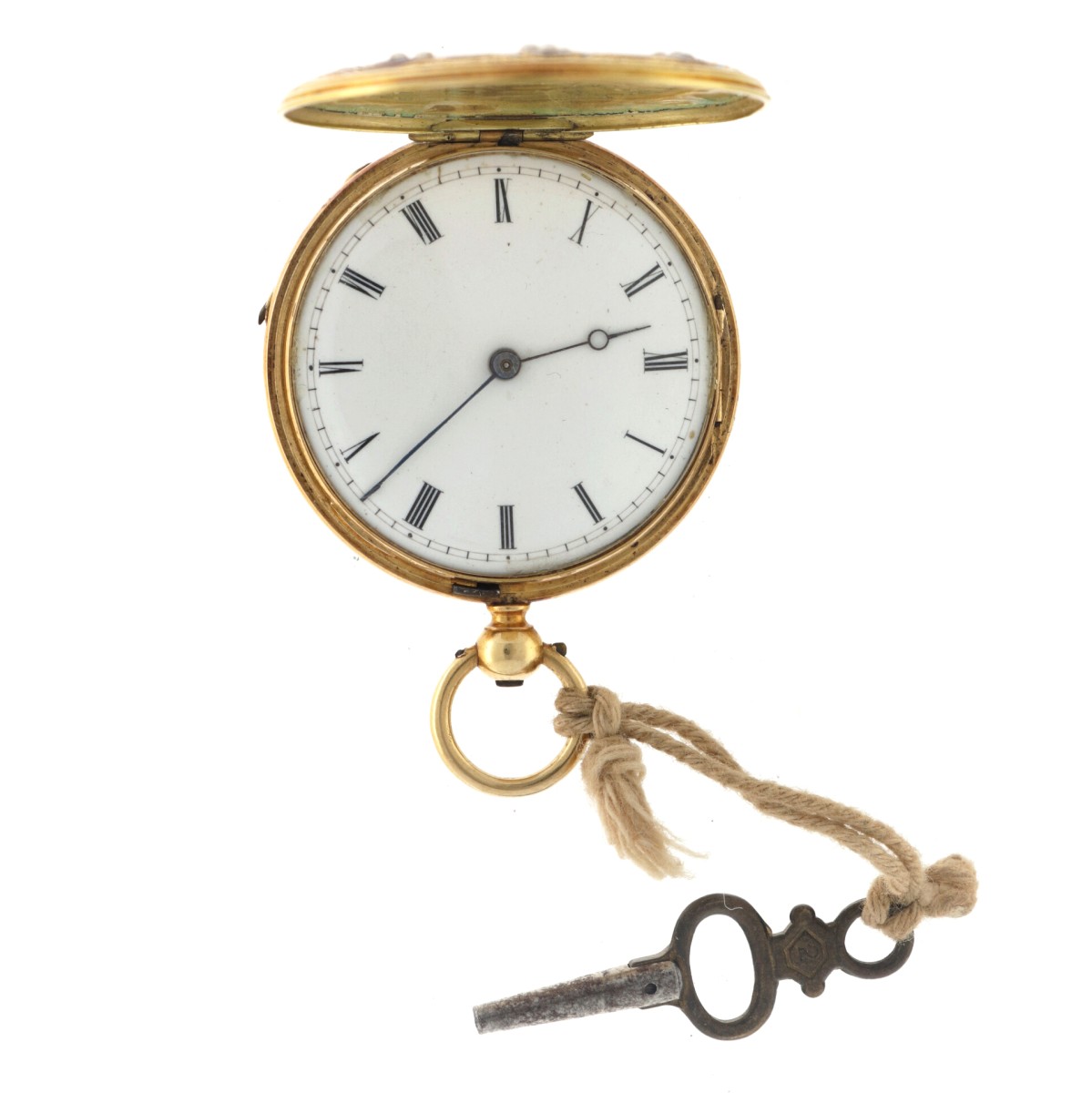 Faux Art Deco Savonette zakhorloge - Dames zakhorloge.