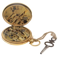 Faux Art Deco Savonette zakhorloge - Dames zakhorloge.