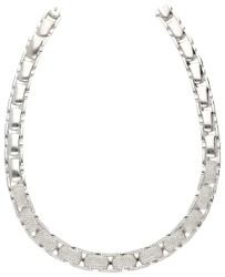 18K Witgouden collier bezet met ca. 5.60 ct. diamant.