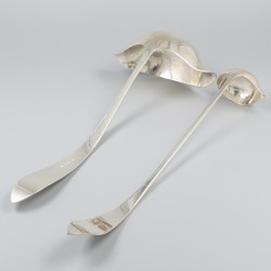 Soeplouche en bowllepel zilver.