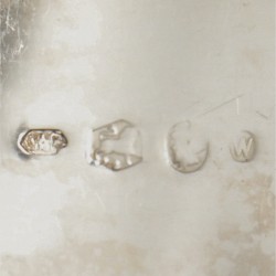 Soeplouche en bowllepel zilver.