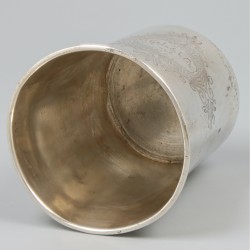 Kiddush beker zilver.