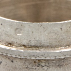 3-delig lot chrismatorium-flacons zilver.