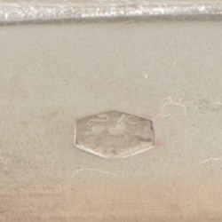 Aspergeschep zilver.