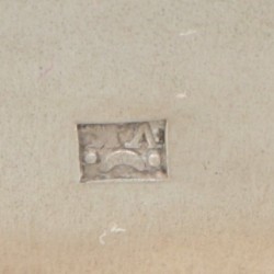 Aspergeschep zilver.