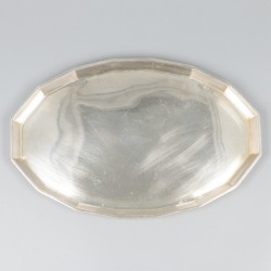 Dienblaadje zilver.