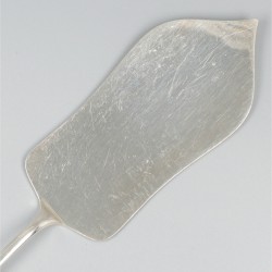 Taartschep Haags lofje, zilver.