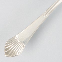 Taartschep zilver.