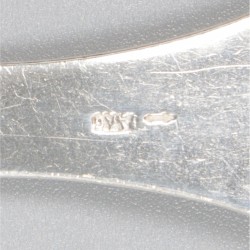 5-delig lot schepwerk zilver.