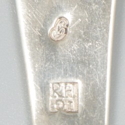 Gelegenheidslepel zilver.