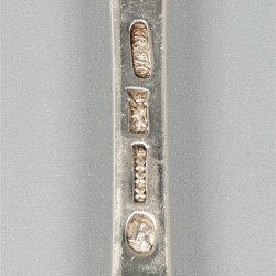 6-delige set vorken (Roelof Helweg, Amsterdam 1800) zilver.