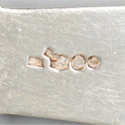 10-delig visbestek zilver.
