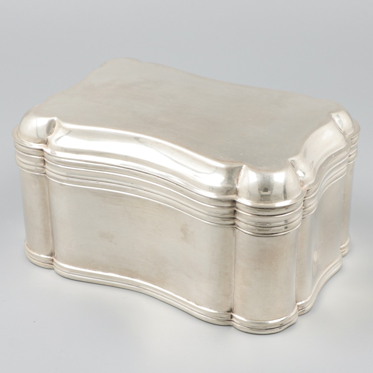 Koektrommel zilver.