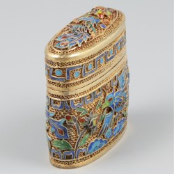 Opium doosje zilver.