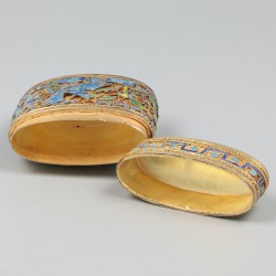 Opium doosje zilver.