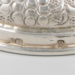 Menorah kandelaar zilver.
