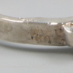 Fourniturenschaar, Cornelis Ogterop, Meppel ca. 1830-35, zilver.