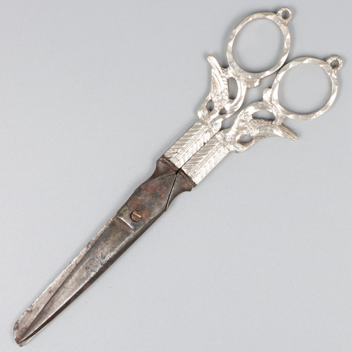 Fourniturenschaar, Cornelis Ogterop, Meppel ca. 1830-35, zilver.