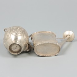 2-delig lot miniaturen zilver.