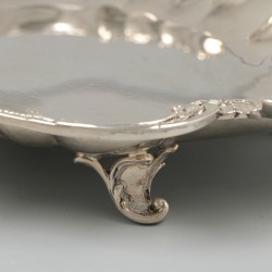 Delicatessenschaal zilver.