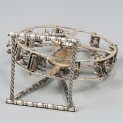 Miniatuur reuzenrad zilver.