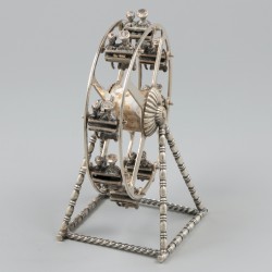 Miniatuur reuzenrad zilver.