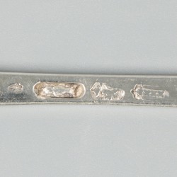 Dinerlepel (Amsterdam, Andries Vis ca. 1770) zilver.