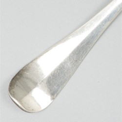 Dinerlepel (Amsterdam, Andries Vis 1754) zilver.