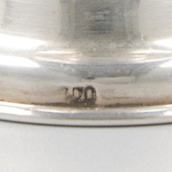 Kiddush beker zilver.