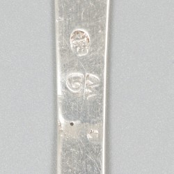 Lepel (Groningen, Engelbert Papinck 1740-1783) zilver.