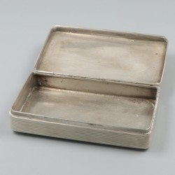 Zilveren tabaksdoos, Augustinus de Gilde, Amsterdam 1807-1809.