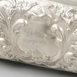 Ringendoosje zilver.