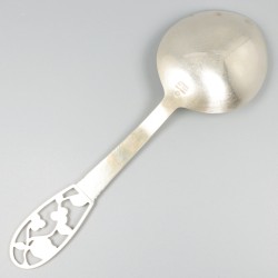 Bessenlepel zilver.