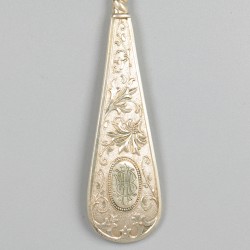 Taartschep zilver.