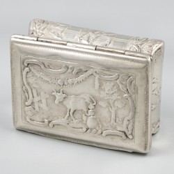 Zilveren snuifdoos, Pieter Geyskes, Schoonhoven 1793.