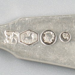 3-delig lot schepwerk zilver.