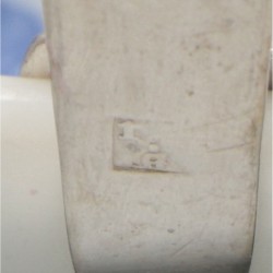Handkandelaar / blaker zilver.