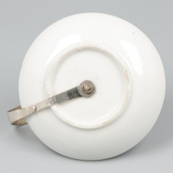 Handkandelaar / blaker zilver.