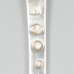 Dinerlepel (Leeuwarden, Minse Veddes (of Feddes) 1818) zilver.